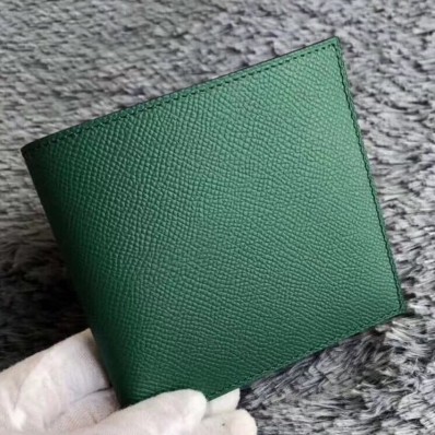 Hermes Green MC2 Copernic Compact Wallet QY02118