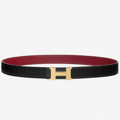 Hermes Mini Constance Belt Buckle & Ruby Epsom 24 MM Strap QY00193