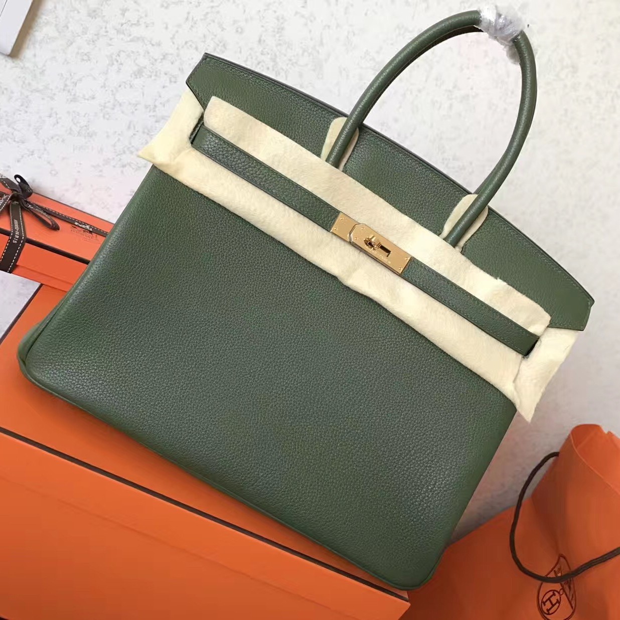 HERMES BIRKIN Bag 30cm TOGO Leather *CANOPEE*