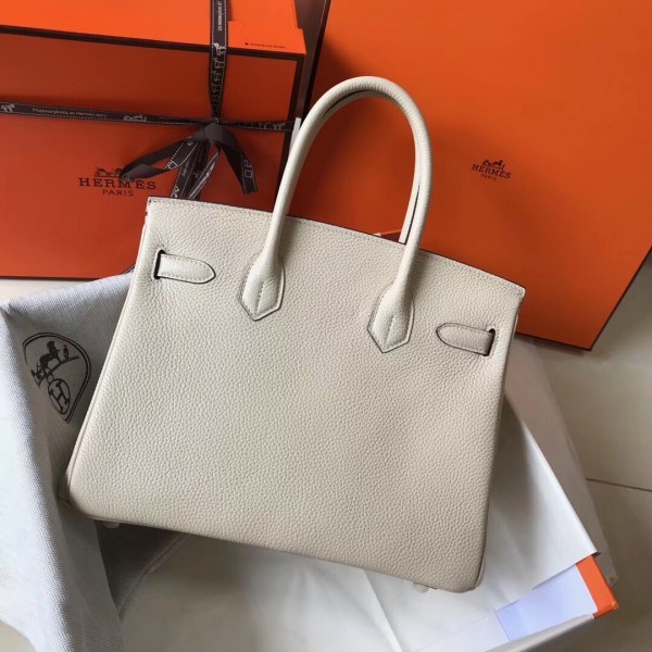 Hermès Birkin 30 Clemence Beton | SACLÀB