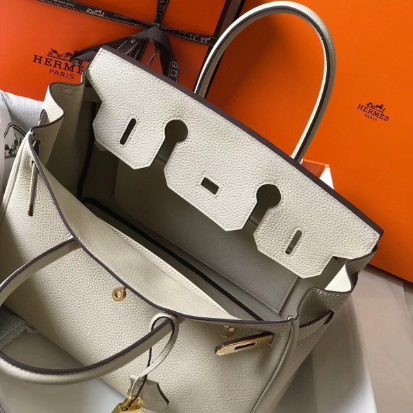 Hermès Birkin 30 Clemence Beton | SACLÀB