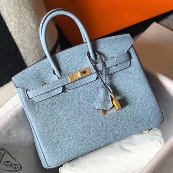 hermes birkin blue lin