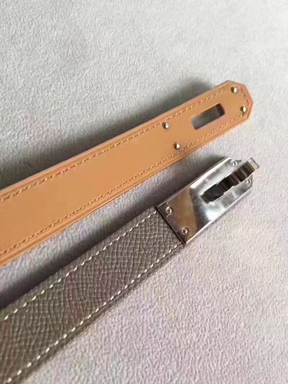 Hermès Epsom Kelly Belt Gold Palladium Hardware – Coco Approved Studio