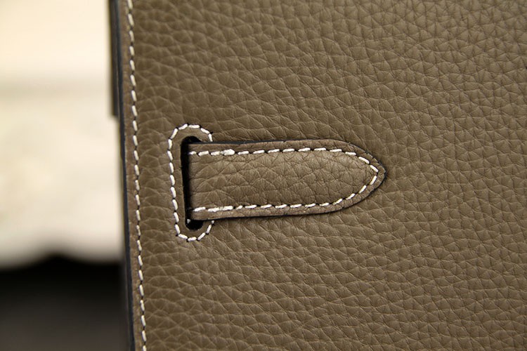 Replica Imitation Hermes Grey Kelly Depeche 38cm Briefcase Bag