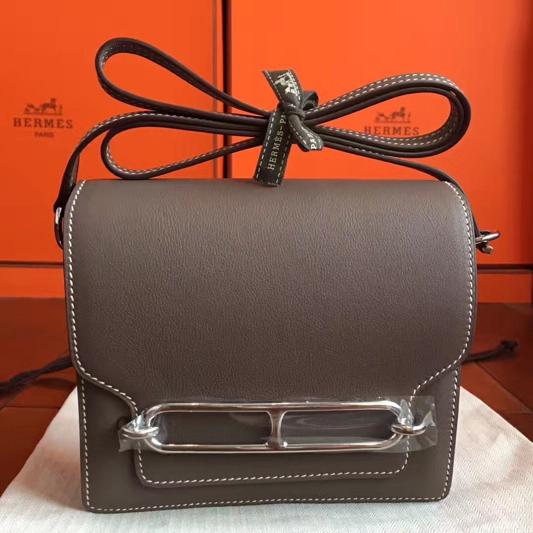 Hermès Jypsière Mini Swift Etoupe