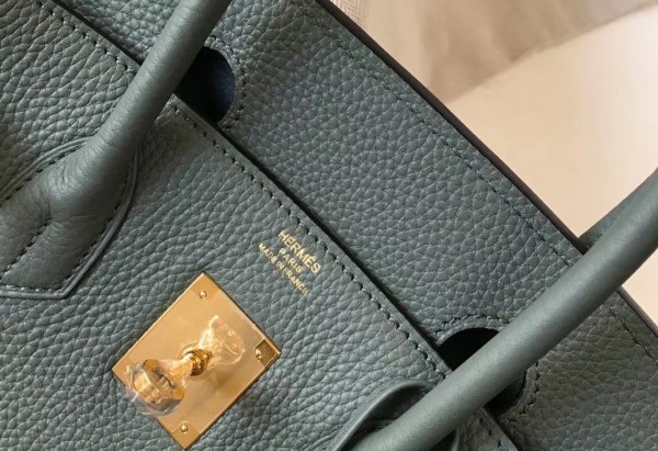 奢侈品- Birkin 30 63 Vert Amande杏仁灰togo GHW金扣