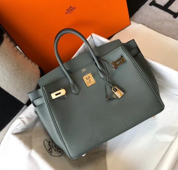 Replica Hermes Lindy 30cm Bag In Vert Amande Clemence Leather GHW