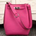 Best Hermes So Kelly 22cm Bag In Rose Red Leather QY02092
