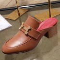 Best Quality Hermes Paradis Mule In Camarel Calfskin Leather QY02139