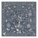 Cheap Hermes Navy Peuple du Vent Bandana Shawl QY00896