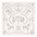 Copy AAAAA Hermes Creme Paperoles Silk Twill Scarf QY01150