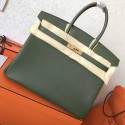 Fake Copy Hermes Canopee Clemence Birkin 30cm Handmade Bag QY02025