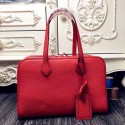 First-class Quality Hermes Victoria II 35cm Bag In Red Leather QY01424