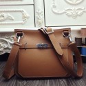 Hermes Brown Large Jypsiere 34cm Bag QY00563