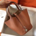 Hermes Gold Picotin Lock PM 18cm Handmade Bag QY01817