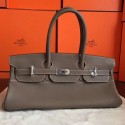 Hermes Grey JPG Shoulder Birkin 42cm Bag QY02048