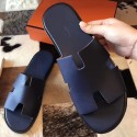 Hermes Izmir Sandals In Sapphire Epsom Leather QY00682