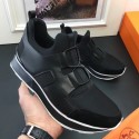 Hermes Men Black Player Sneakers QY00625