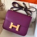 Hermes Mini Constance 18cm Cyclamen Epsom Bag QY02397