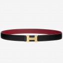 Hermes Mini Constance Belt Buckle &amp; Ruby Epsom 24 MM Strap QY01492