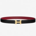 Hermes Mini Constance Belt Buckle & Ruby Epsom 24 MM Strap QY00193