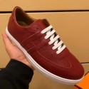 Hermes Olympic Sneakers In Red Leather QY00313