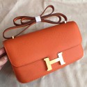 Hermes Orange Epsom Constance Elan 25cm Bag QY02196
