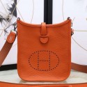 Hermes Orange Evelyne II TPM Messenger Bag QY00089