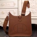 Imitation Hermes Brown Evelyne III PM Bag QY00086