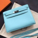 Imitation Hermes Kelly Danse Bag In Celeste Swift Leather QY01356