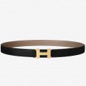 Imitation Hermes Mini Constance Belt Buckle &amp; Taupe Epsom 24 MM Strap QY02361