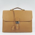 Knockoff Hermes Brown Sac A Depeches 38cm Briefcase Bag QY01908