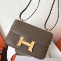 Knockoff Hermes Epsom Constance 24cm Taupe Handmade Bag QY00057