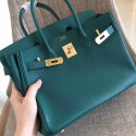 Knockoff Hermes Malachite Clemence Birkin 30cm Handmade Bag QY01726