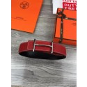 Replica Cheap Hermes Reversible Belt Red Togo Calfskin With 18k Gold H Buckle QY00959