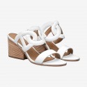 Replica Cheap Hermes White Peace Sandals QY01771