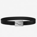 Replica Hermes Black A Cheval Belt Buckle 32 MM Reversible Leather QY00684
