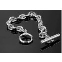 Replica Hermes Chaine D’ancre Bracelet in Silver QY01137