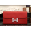 Replica Hermes Constance Wallet In Red Epsom Leather QY01170