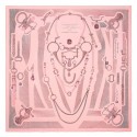 Replica Hermes Pink Etude pour une Parure de Gala Scarf QY01673