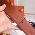 Top Fake Hermes H Belt Buckle & Taupe Epsom 32 MM Strap QY01927