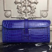 AAA Imitation Hermes Jige Elan 29 Clutch In Blue Electric Crocodile Leather QY00438