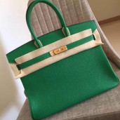 Fake Hermes Bamboo Clemence Birkin 30cm Handmade Bag QY00409