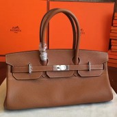 Hermes Brown JPG Shoulder Birkin 42cm Bag QY00494