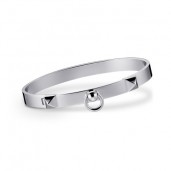 Hermes Collier de Chien Bracelet White Gold QY01065