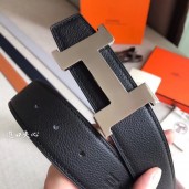 Hermes Constance Belt Buckle & Black Clemence 38 MM Strap QY01778