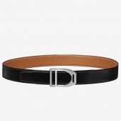 Hermes Etrier Buckle Belt &amp; Brown Clemence 32 MM Strap QY01445