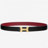 Hermes Mini Constance Belt Buckle & Ruby Epsom 24 MM Strap QY00193