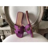Hermes Oran Sandals In Cyclamen Epsom Leather QY01226