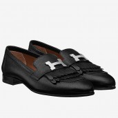 Hermes Royal Loafers In Black Calfskin QY00182